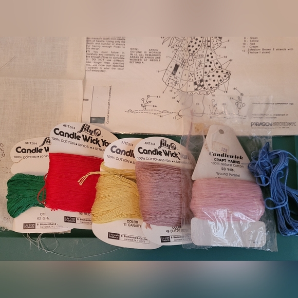 Vintage Hollie Hobbie Fun With Needlepunch Embroidry Kit - Picture 3 of 4